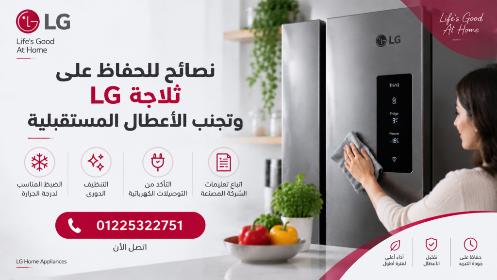 نصائح للحفاظ على ثلاجة LG وتجنب الأعطال المستقبلية